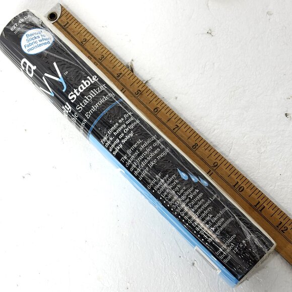 ULTRA Solvy Extremely Stable Water Soluble Stabilizer 12” x 8 yrd NWT - Picture 3 of 9